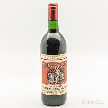 Heitz Cabernet Sauvignon Marthas Vineyard 1969, 1 bottle 