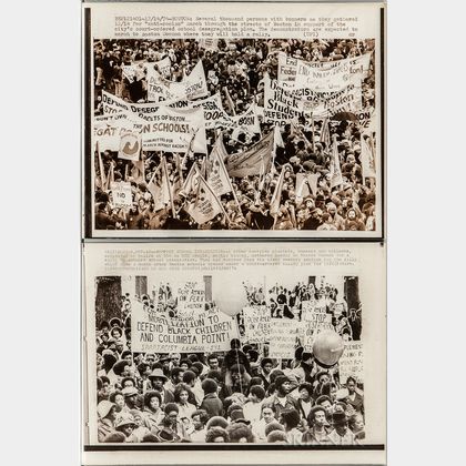 Two Anti-segregation Press Photographs