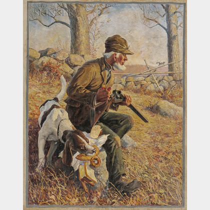 William Harnden Foster (American, 1886-1941) Stolen Lunch/A Hunter and His Dog