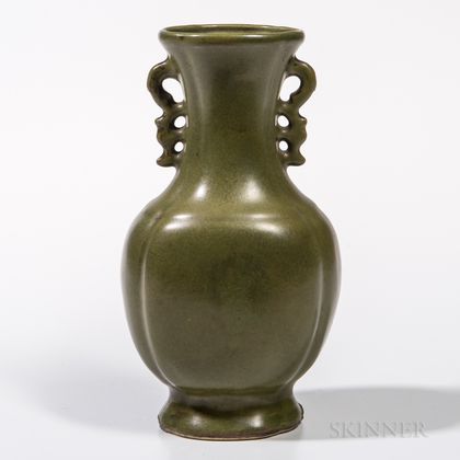 Teadust-glazed Vase