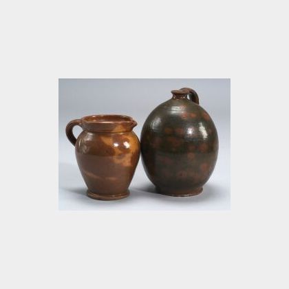 Redware Pitcher and Jug