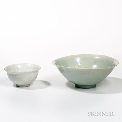 Two Qingbai-glazed Bowls