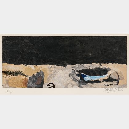 After Georges Braque (French, 1882-1963) La barque sur la grève