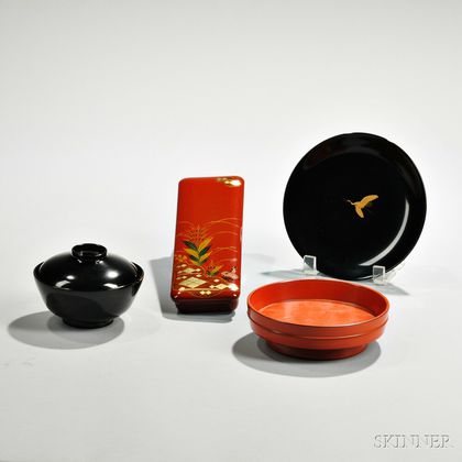 Four Lacquered Items