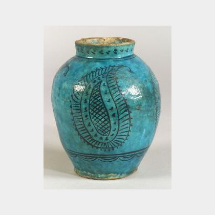 Turquoise Glazed Vase