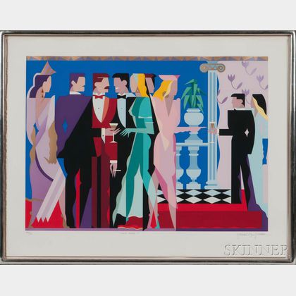 Giancarlo Impiglia (American, b. 1940) Night People I