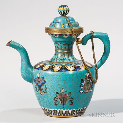 Cloisonne Covered Ewer