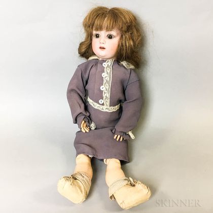German Bisque Head Doll
