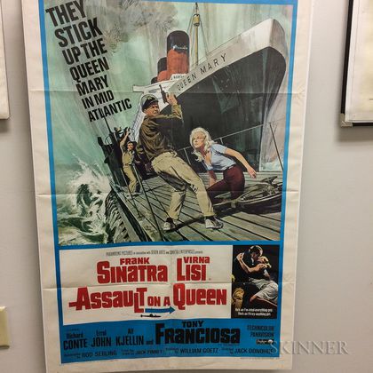 Assault on a Queen and Tony Rome Movie Posters. Estimate $20-200