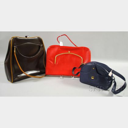 Three Vintage or Vintage-style Designer Handbags