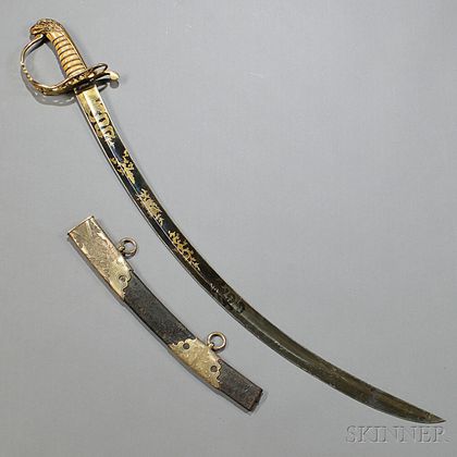 Eagle-pommel Sword and Partial Scabbard