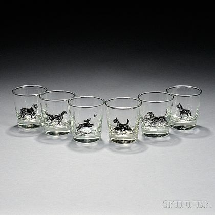 Seven Old Fashioned Glasses