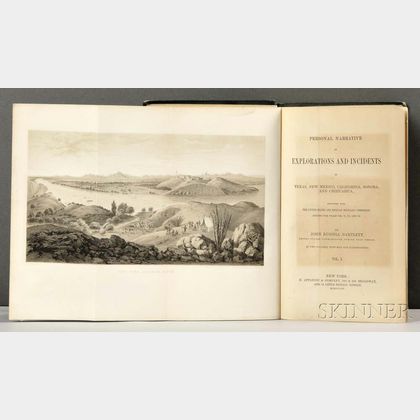 Bartlett, John Russell (1805-1886) Personal Narrative of Explorations and Incidents in Texas, New Mexico, California, Sonora, and Chihu