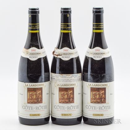 E. Guigal La Landonne 1991, 3 bottles 
