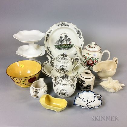 Fifteen Pieces of English Ceramics