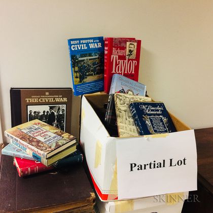 Eight Boxes of Mostly Civil War-era Books