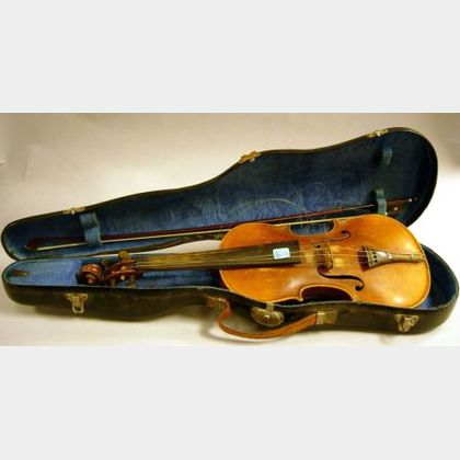 German Violin with Bow