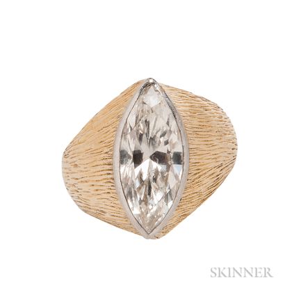 18kt Gold and Diamond Ring, C.J. Auger