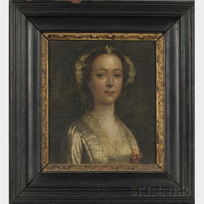 British School, 18th Century Portrait of a Woman, thought to be Lady Hervey, née Mary (Molly) Lepell (1706-1768)