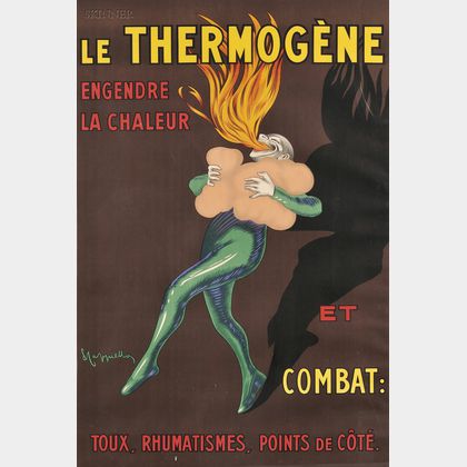 Leonetto Cappiello (French, 1875-1942) Le thermogène engendre la chaler...