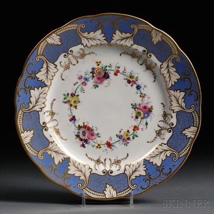 Russian Imperial Porcelain Factory Plate