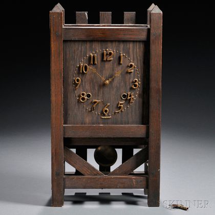 Arts & Crafts Sessions Mantel Clock 
