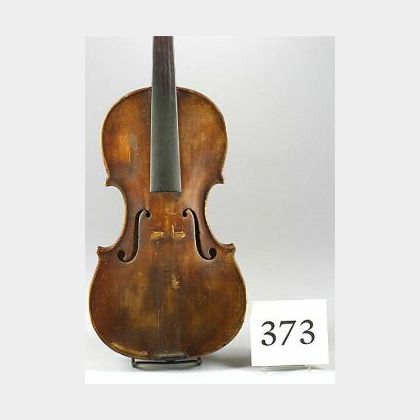 American Violin, possibly Walter Solon Goss