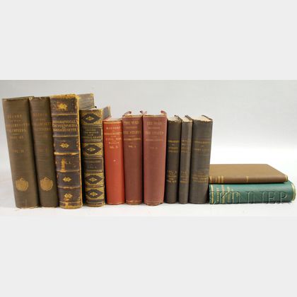 Civil War Lot, Twelve Volumes: