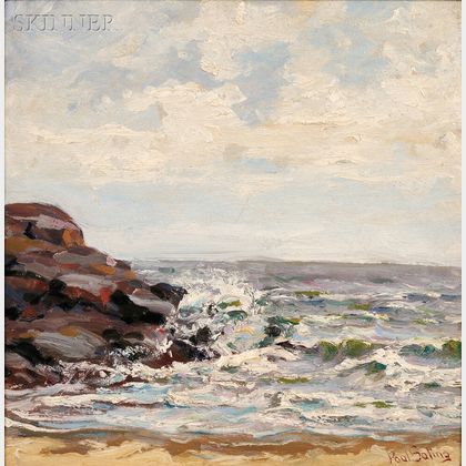 Paul E. Saling (American, 1876-1936) Seascape