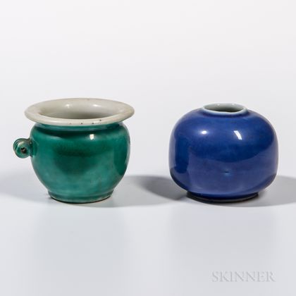 Two Miniature Ceramic Jars