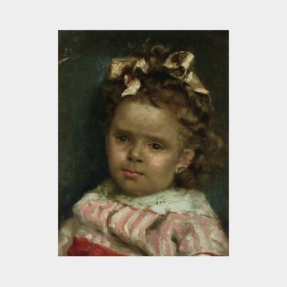 Julius LeBlanc Stewart (American, 1855-1919) Little Girl