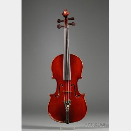 French Violin, Emile Boulangeot, Lyon, 1920