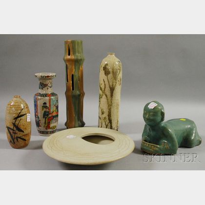 Six Assorted Asian Ceramic Items