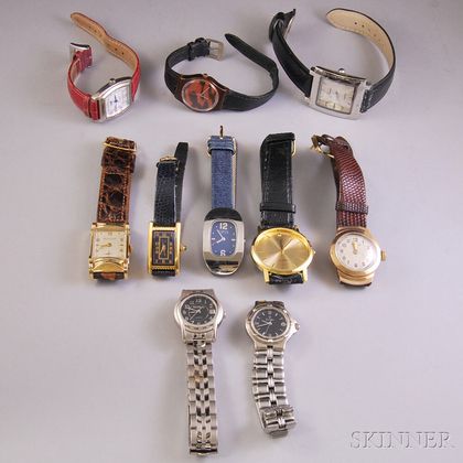 Ten Fashion Wristwatches