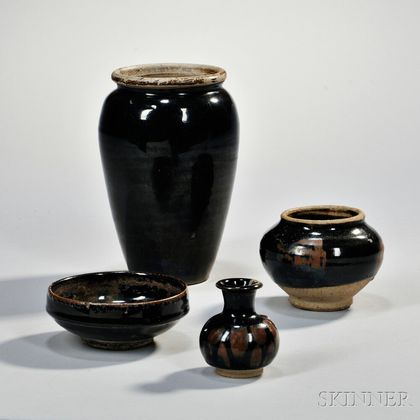 Four Blackware Vessels
