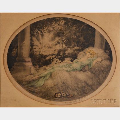 Louis Icart (French, 1888-1950) Dreamer
