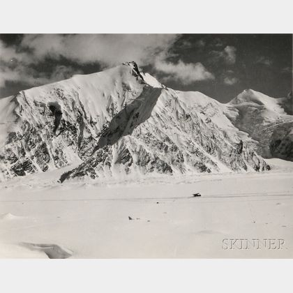 Bradford Washburn (American, 1910-2007) Two Alaskan Views: Negative #5138 (Edge of Muldrow Glacier, Mt. McKinley, Alaska)