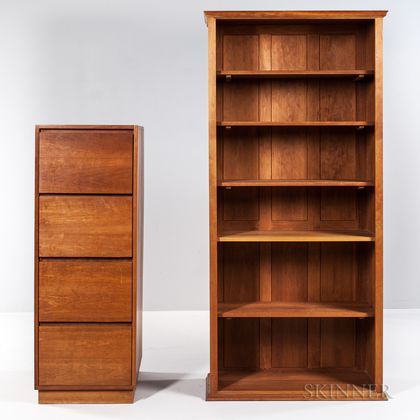 Thomas Moser Bookcase and a File Cabinet 