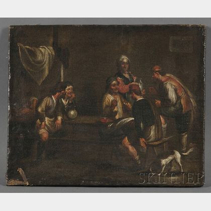 Dutch School, Manner of David Teniers the Younger (Flemish, 1610-1690) Tavern Interior