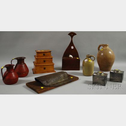 Nine Assorted Decorative and Country Items