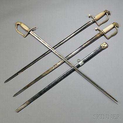 Three Eagle-pommel Swords