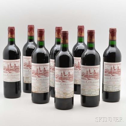 Chateau Cos dEstournel 1985, 8 bottles 