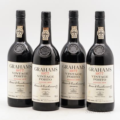 Grahams Vintage Port 1977, 4 bottles 
