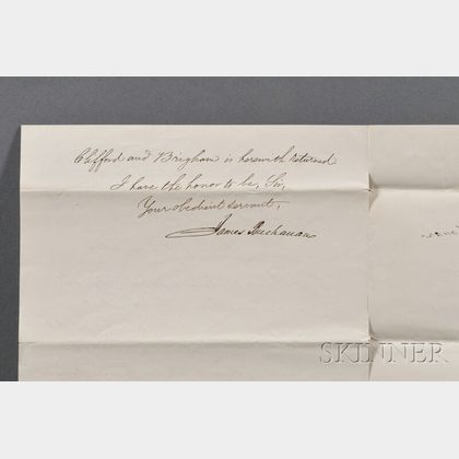 Buchanan, James (1791-1868) Autograph Letter Signed, 11 May 1846.
