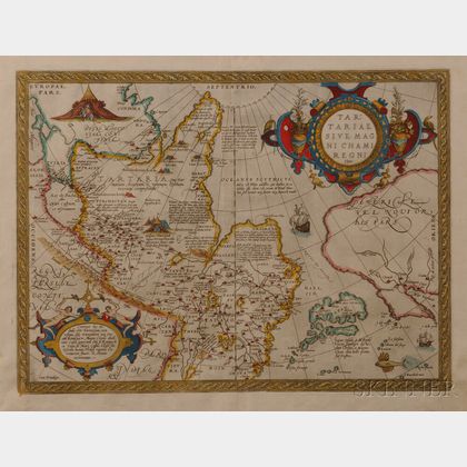 Tartary: China, Japan, and the West Coast of North America. Abraham Ortelius (1527-1598) Tartariae sive Magni Chami Regni Typus