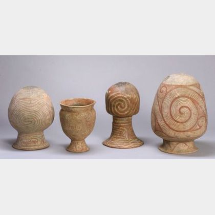 Four Thai Ceramic Jars