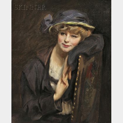 American School, 20th Century Portrait of an Elegant Lady