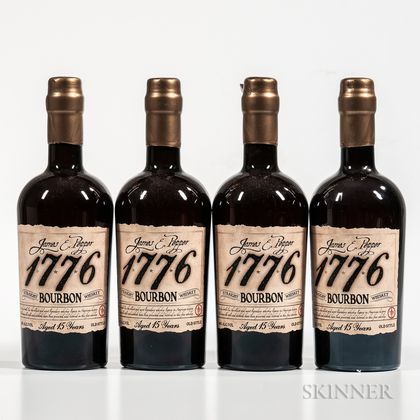 James E Pepper 1776 Bourbon 15 Years Old, 4 750ml bottles 