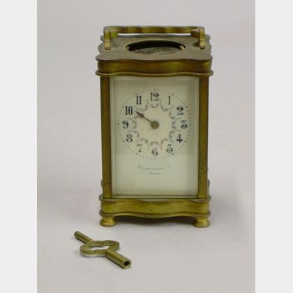 French Carriage Clock Sold by Bigelow Kennard & Co., Boston