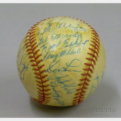 1962 Minnesota Twins Autographed Baseball